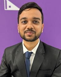Headshot of student council member, Altaf Iqbal Mansuri