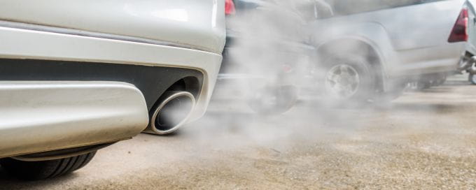 Air pollutant banner